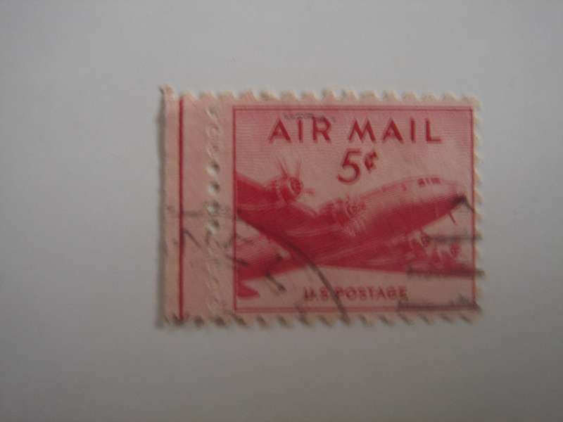 1947 USA - Airmail SG A943 with border used, stamped