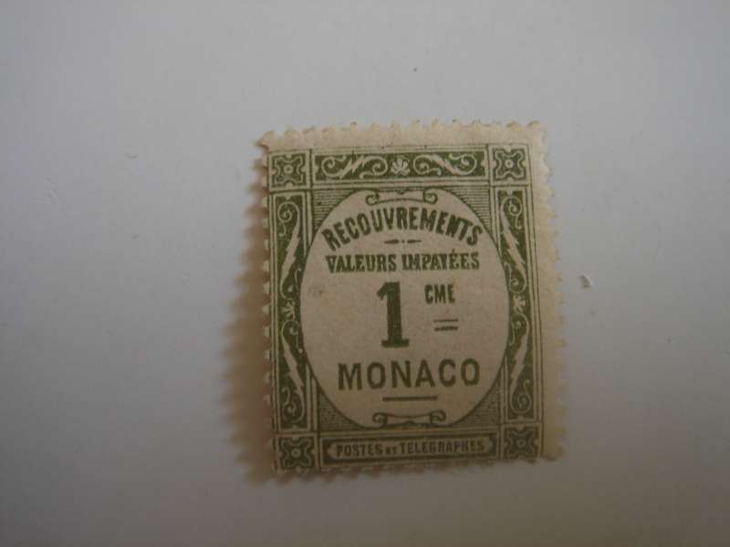 1925 Monaco - Postage Due Stamp SG D106 mint, hinged