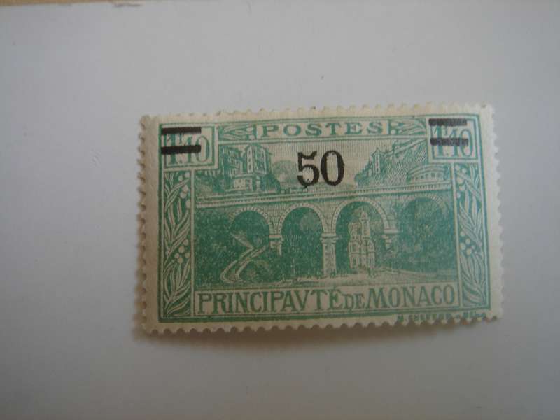 1926 Monaco - Viaduct & St. Devote SG109 mint, hinged