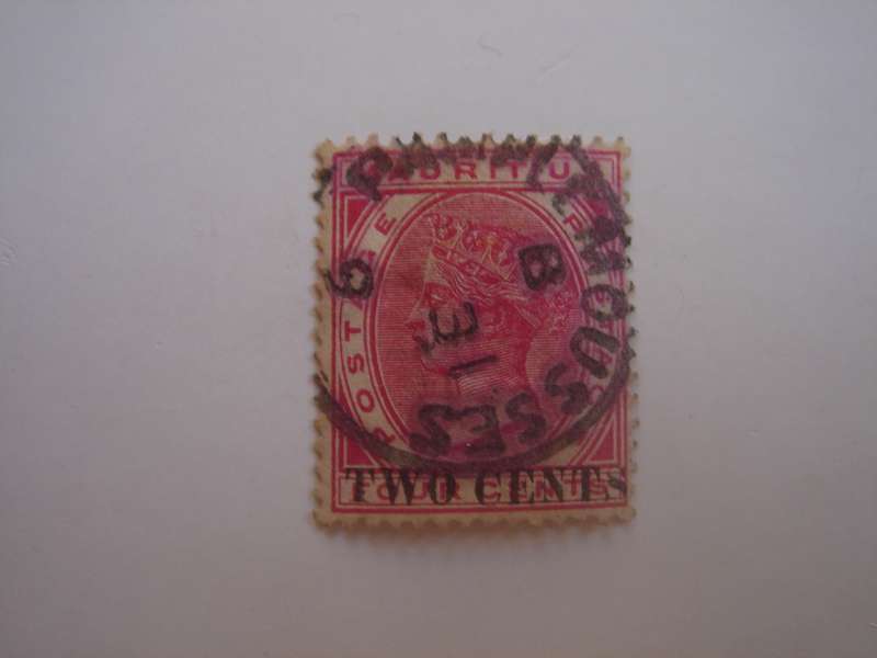 1891 Mauritius - Queen Victoria - SG117 used, stamped
