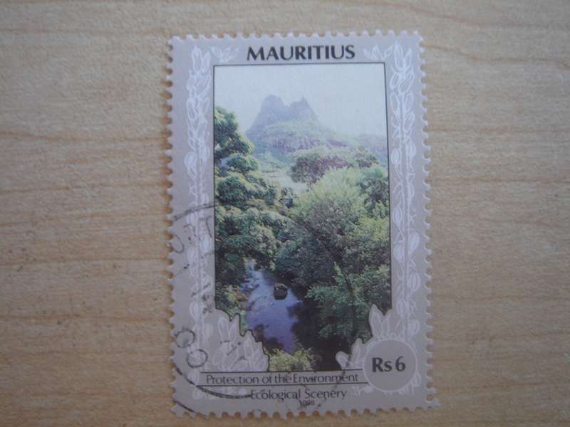 1998 Mauritius - Ecological Scenery 6 Rs used, stamped