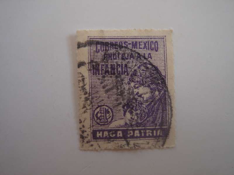 1929 Mexico - Child Welfare Tax SG459 used, stamped