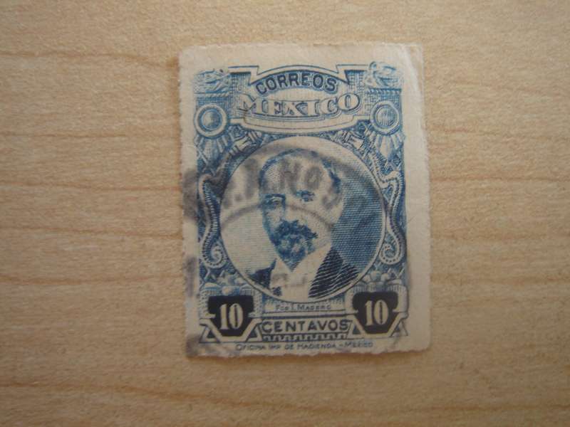 1917 Mexico - Portrait of Madero SG398 used, stamped