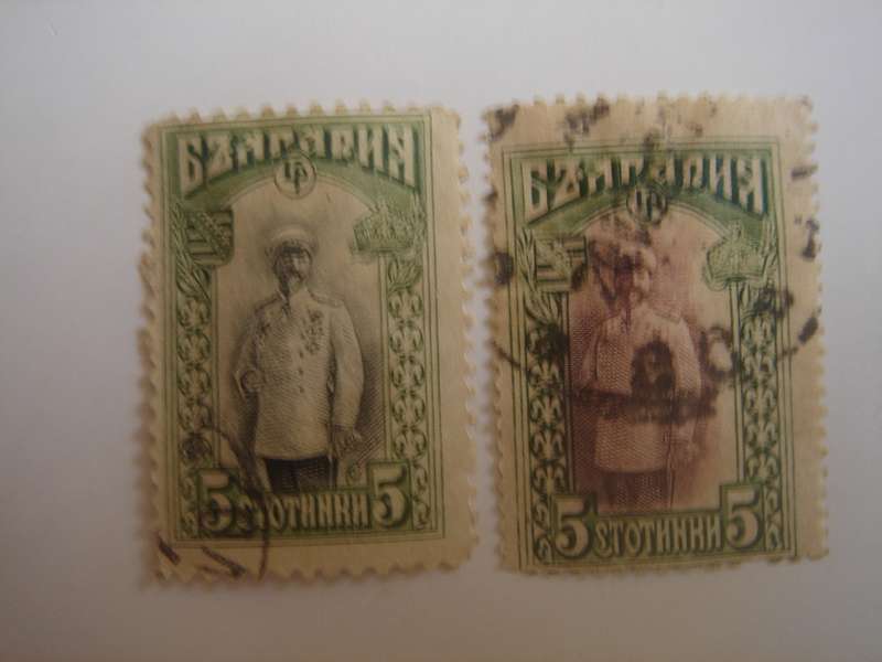 1911 Bulgaria - Tsar Ferdinand I - SG162,181 used, stamped
