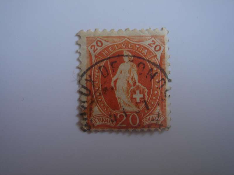 1882 Helvetia - SG200 used, stamped