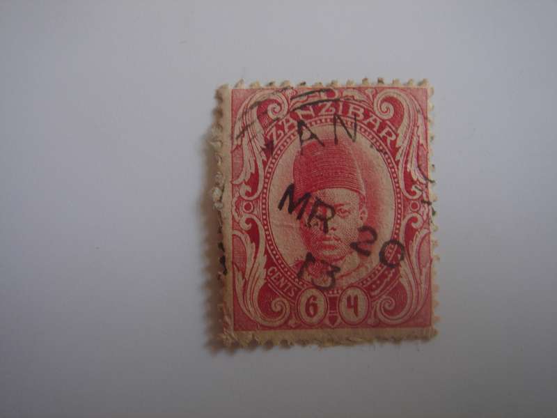 1908 Zanzibar - Sultan Ali SG227 used, stamped