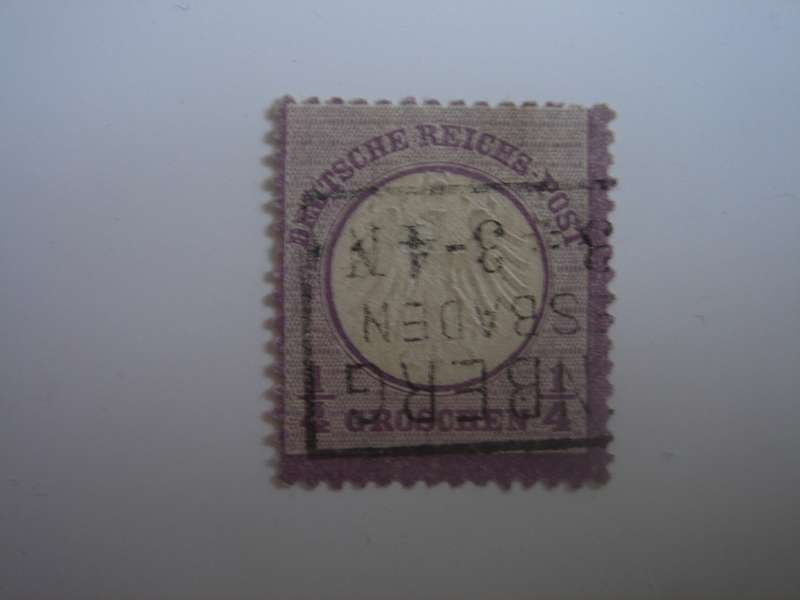 1872 Deutsches Reich MiNr 1 used, stamped