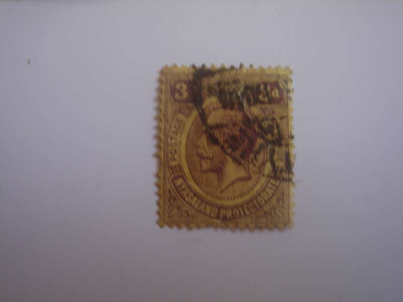 1913 Nyasaland Protectorate - King George V - SG105 used, stamped