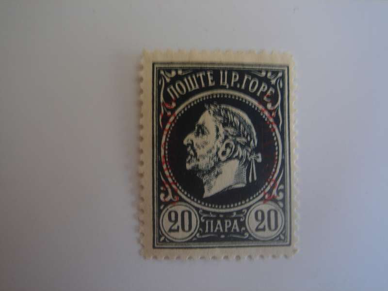 1921 Montenegro - Government in Exile - 20 p mint, hinged