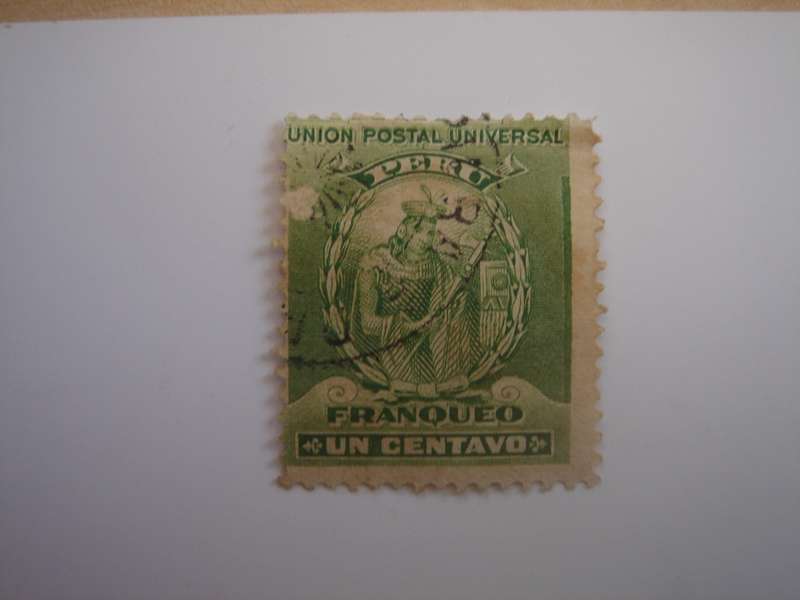1896 Peru - Manco Capac SG336 used, stamped