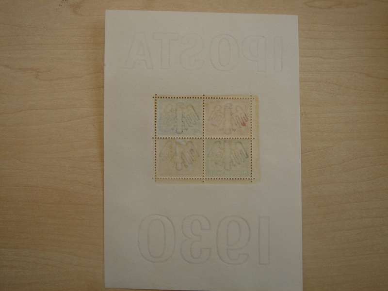 1930 Deutsches Reich MiNr 446-449 in Block 1 MNH
