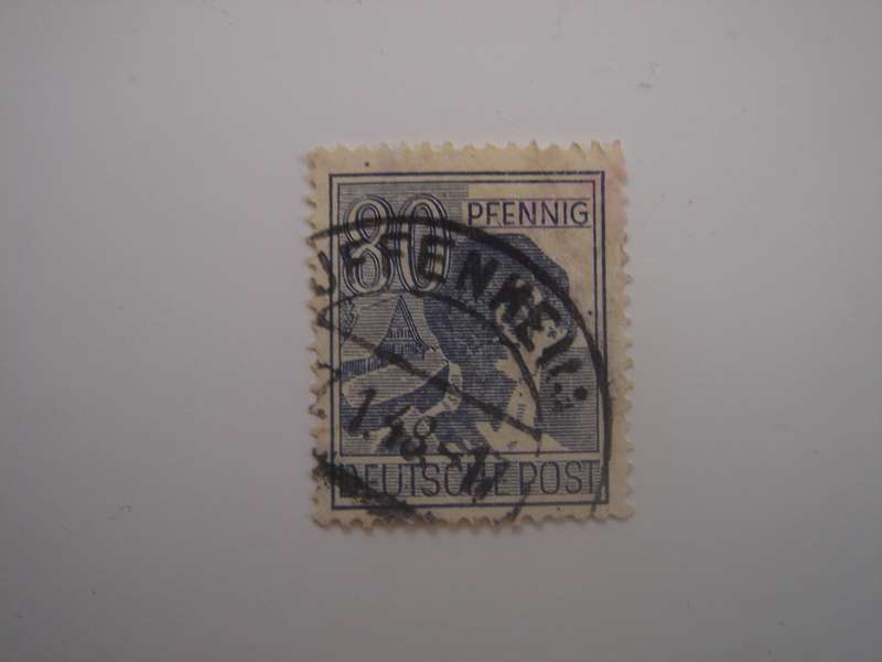 1947 Allied Occupation Zone MiNr 957 used, stamped