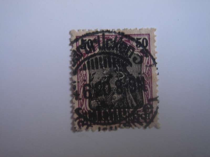 1920 Saargebiet MiNr 38 y used, stamped