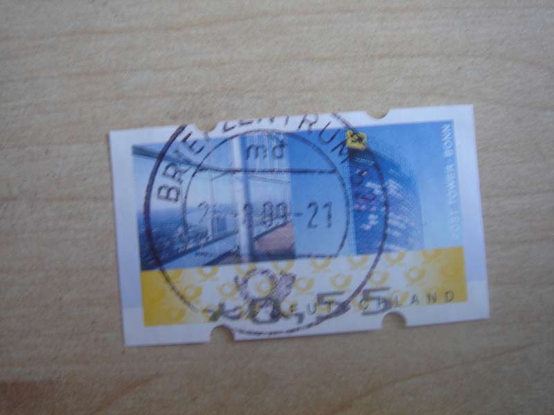 2008 Deutschland ATM MiNr 7 - 0,55 used, stamped