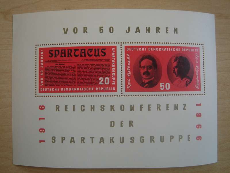1966 DDR MiNr 1154-1155 MNH in Block 25
