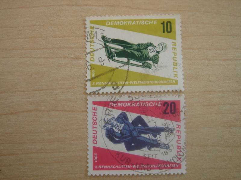 1966 DDR MiNr 1156-1157 used, stamped