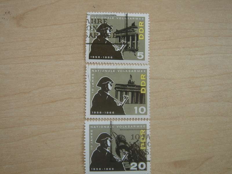 1966 DDR MiNr 1161-1163 used, stamped