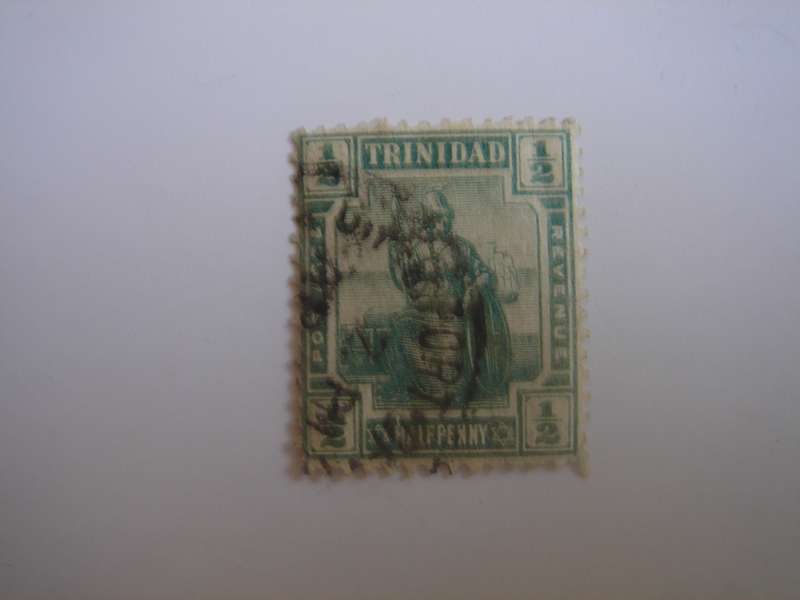 1909 Trinidad - Britannia - SG146 used, stamped