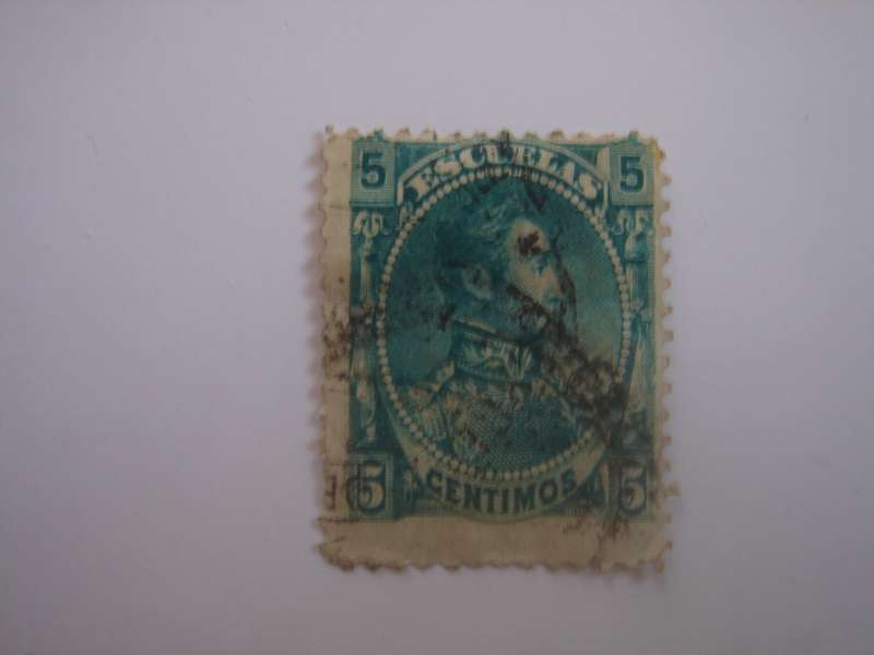1882 Venezuela - Bolivar SG111 used, stamped