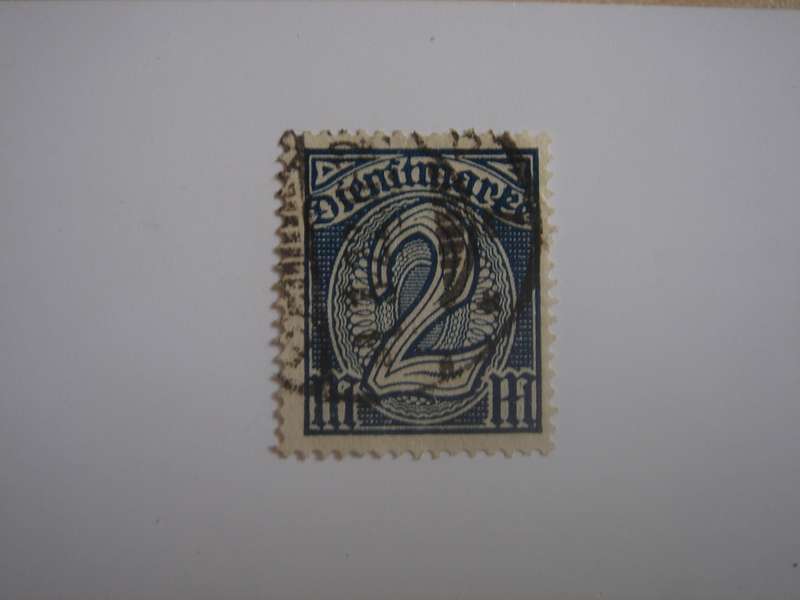 1920 Deutsches Reich Dienstmarken MiNr 32 used, stamped
