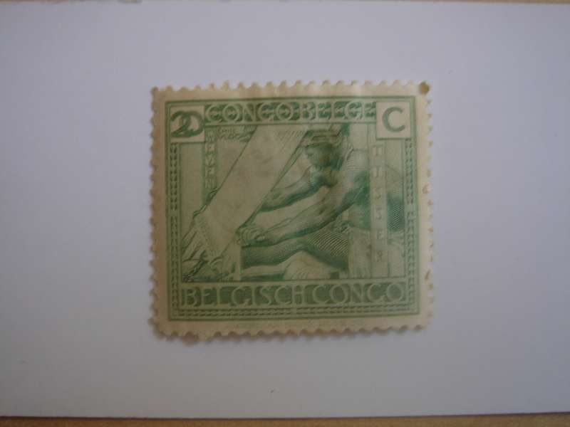 1923 Belgian Congo - Weaver SG121 unused, hinged