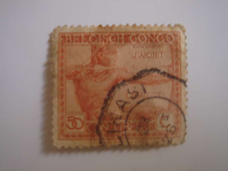 1923 Belgian Congo - Archer SG128 used, stamp