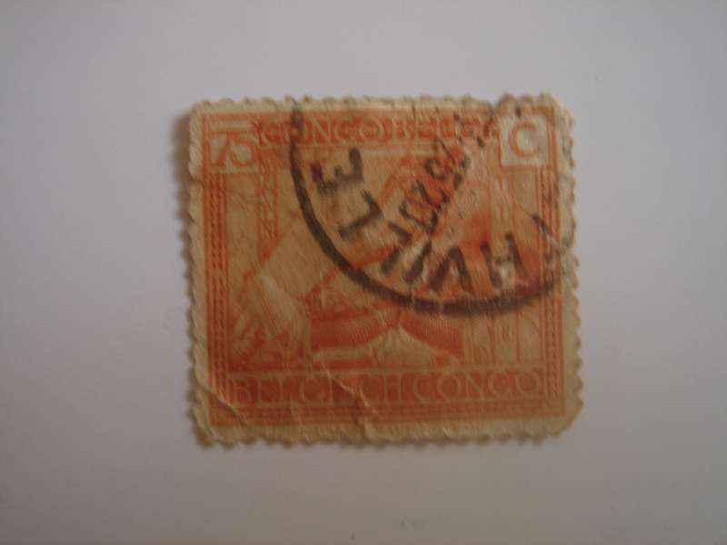 1923 Belgian Congo - Weaver SG129 used, stamp