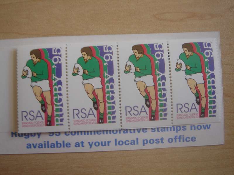 1995 RSA - Rugby World Cup - Booklet of 10 Stamps  - MNH