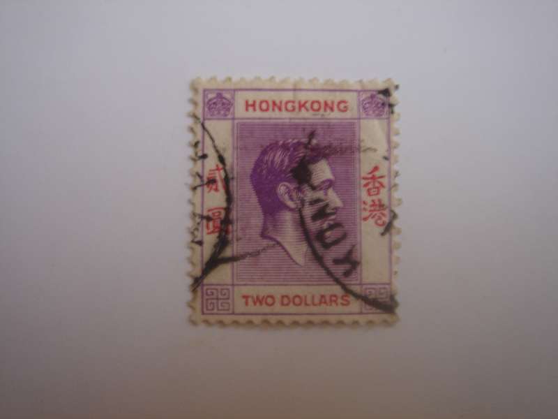 1938 Hong Kong - King George VI -SG158 used, stamped