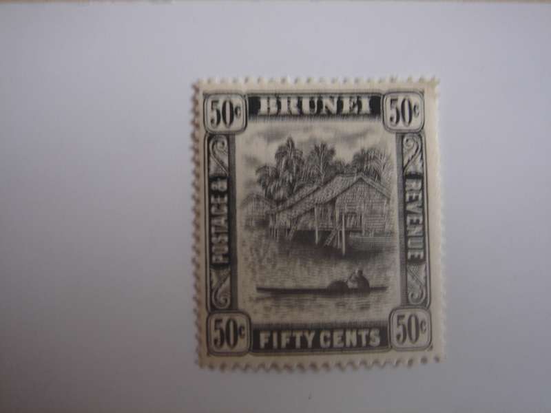 1908 Brunei - River Huts - SG75 mint, hinged