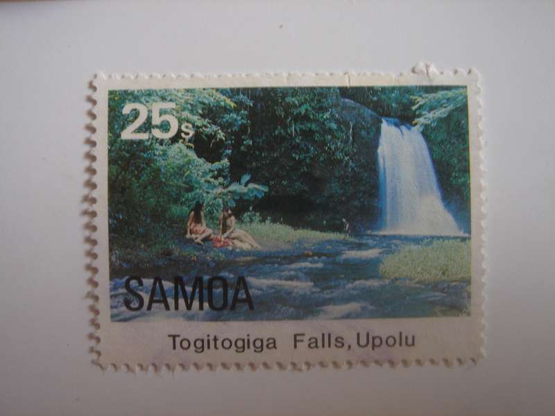 1984 Samoa - Togitogiga Falls 25 $ used