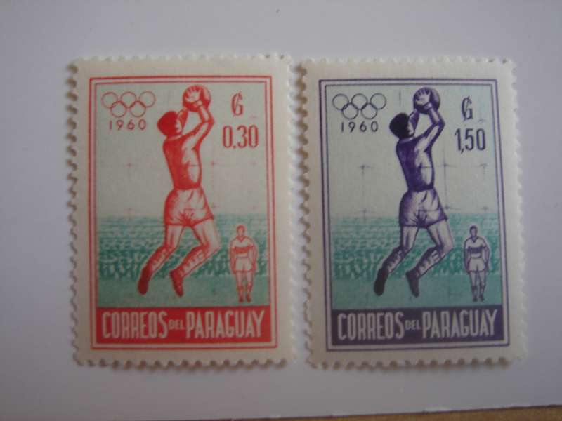 1960 Paraguay - Olympic Games - SG863,866 MNH
