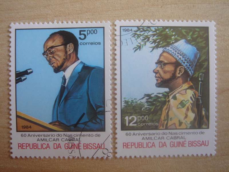 1984 Guinea-Bissau - Amilcar Cabral - 5, 12 p fine used, stamped
