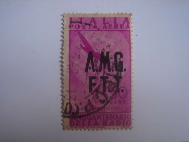 1947 Italia - Trieste Zone A - SG23 Air used, stamped