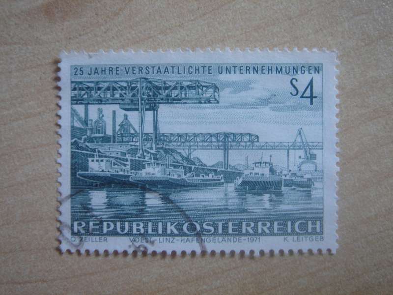 1971 Austria - Iron & Steel Works Linz - SG1625 used, stamped