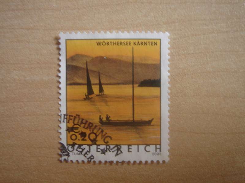 2003 Austria - Woerthersee EUR 0,20 - used, stamped