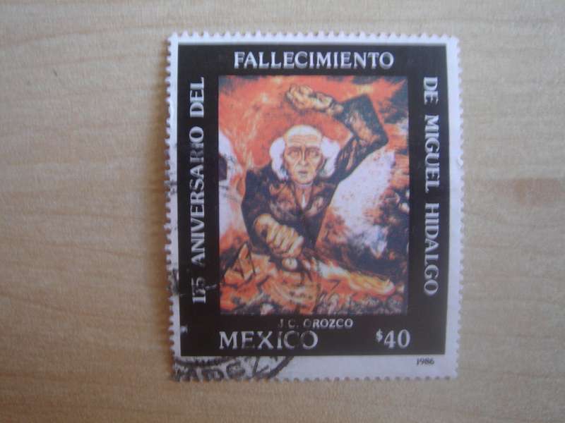 1986 Mexico - Fallcemiento - $40 used, stamped