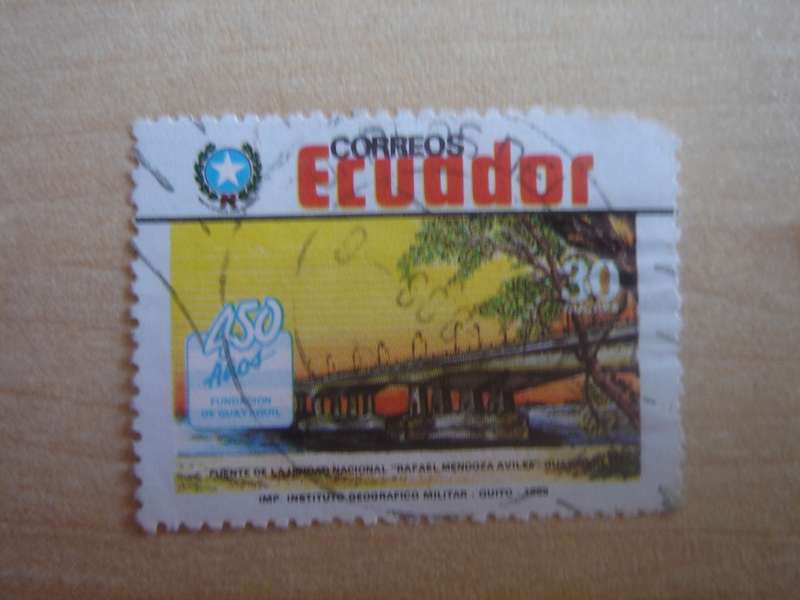 1988 Ecuador - Bridge - 30 S used, stamped