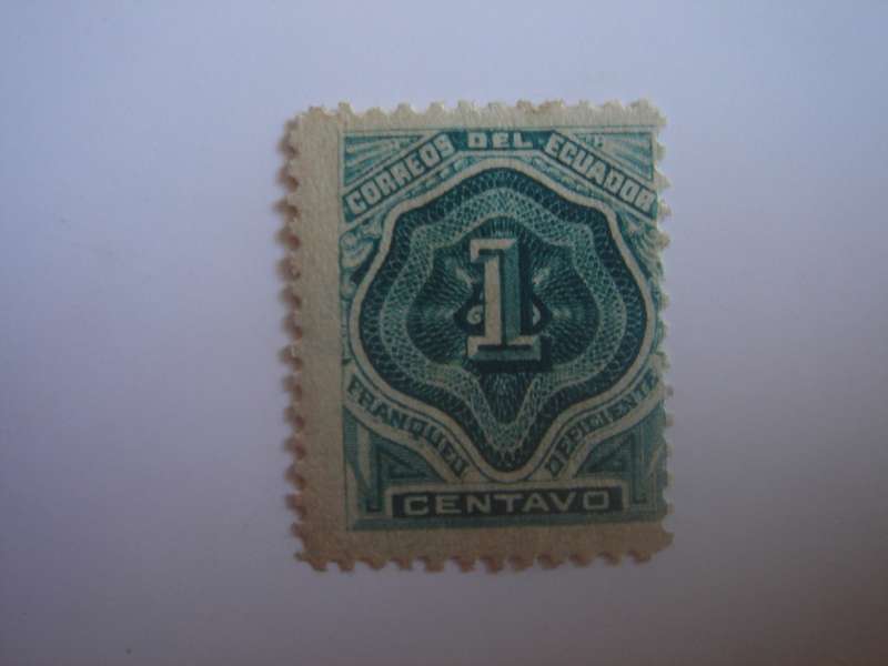1896 Ecuador - Postage Due Stamp - SG D105 mint, hinged