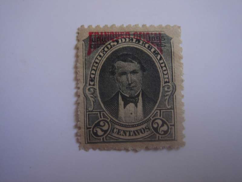 1894 Ecuador - Official Stamp optd - SG O66 mint, hinged