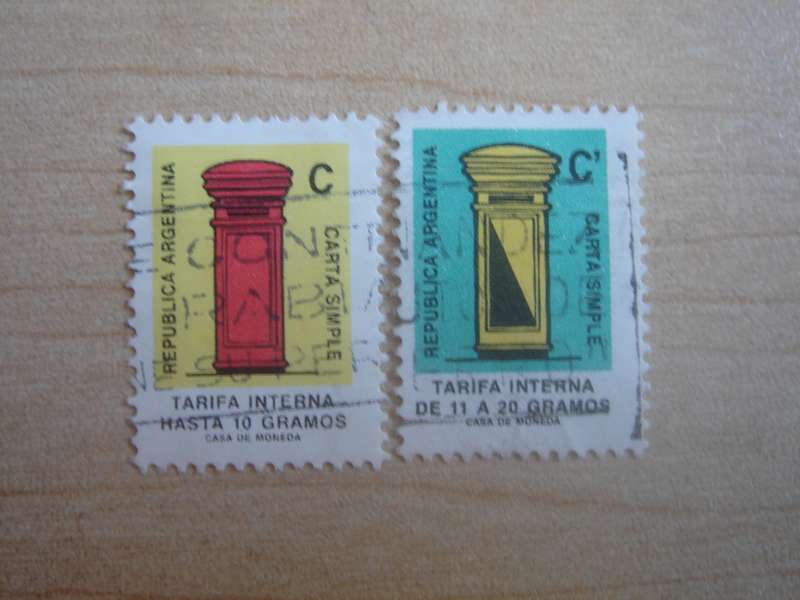1987 Argentina - Carta Simple 10,20 grams - used, stamped