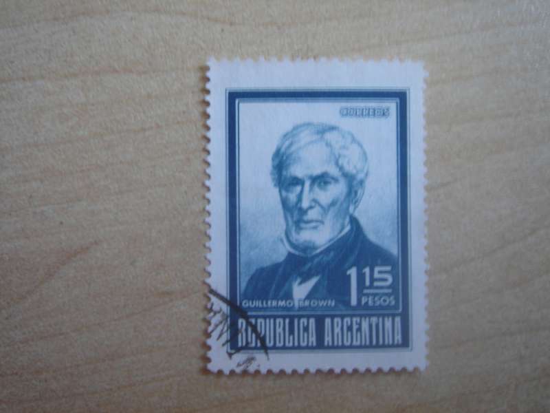 1970 Argentina - G Brown - SG1317 used, stamped