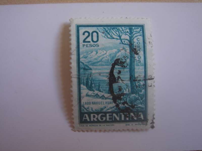 1959 Argentina - Lago Nahuel Huapa - SG954 used, stamped