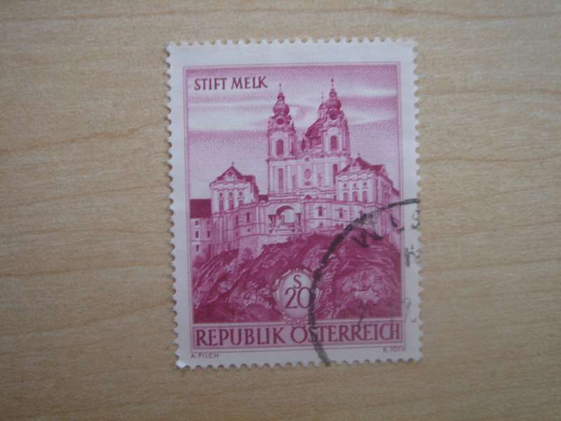 1963 Austria - Melk Abbey 20 S - MiNr 1128 used, stamped