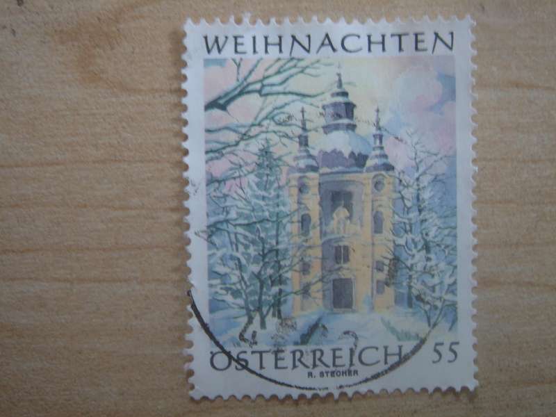 2006 Austria - Christmas 55 C used, stamped