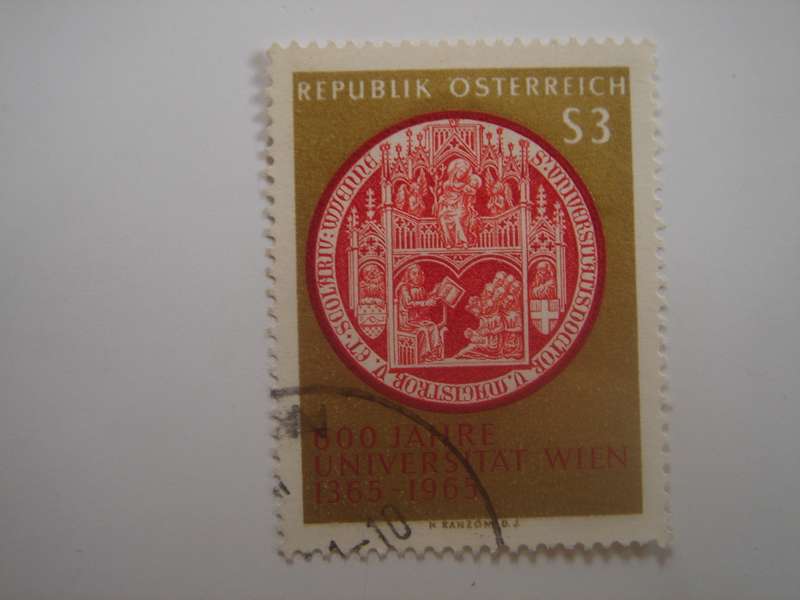 1965 Austria - University Vienna 3 S - SG1443 used, stamped