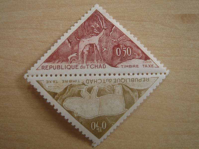 1931 Chad - Postage Due Stamps - SG D89-90 mint, hinged