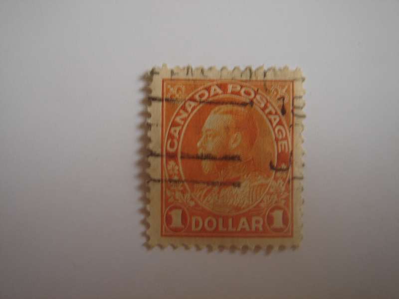 1922 Canada - King George VI $1 - SG255 used, stamped