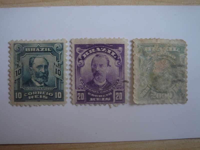 1906 Brazil - Portraits SG260,261,277 used