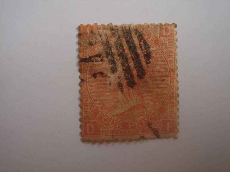 1865 Great Britain - Queen Victoria - SG94 used, stamped